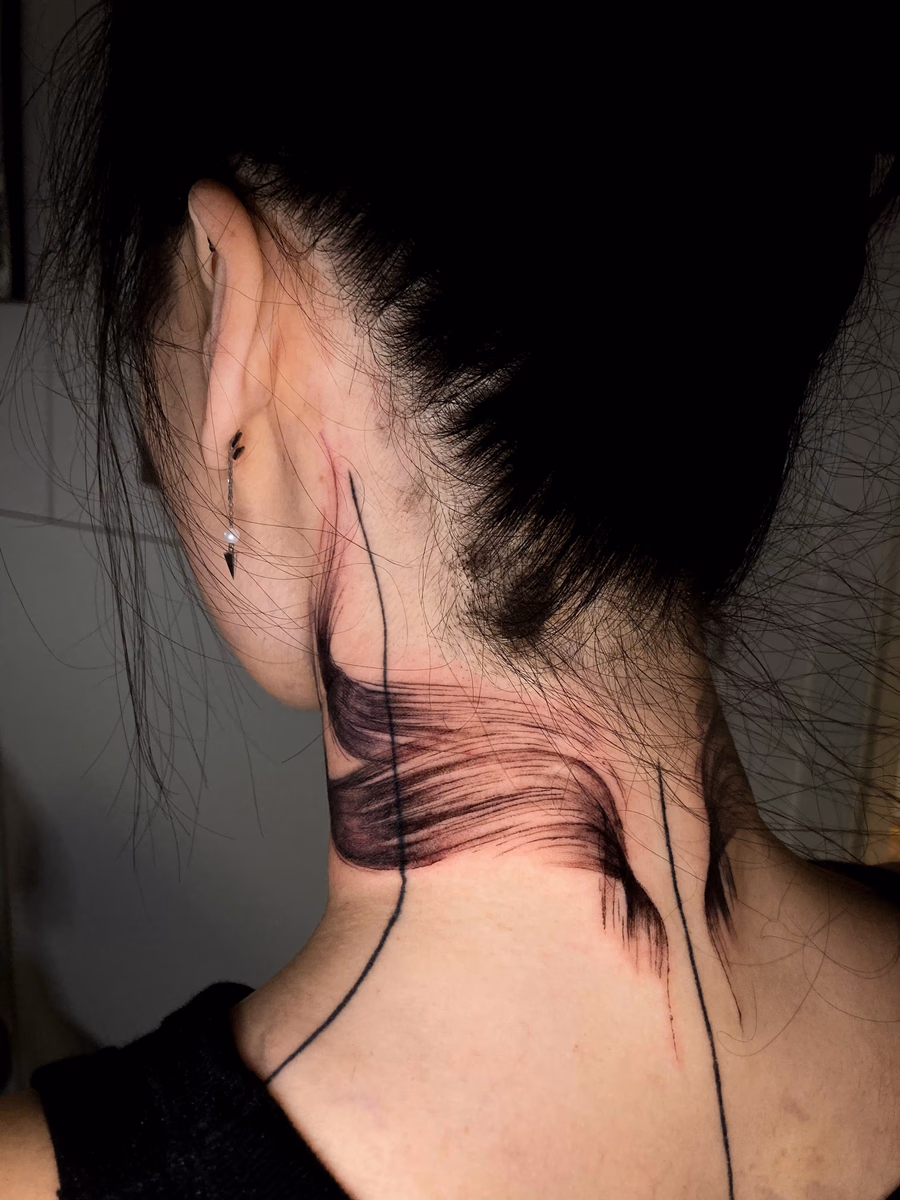 Ausgewählte Tattooarbeit von FINE LINE Tattooing